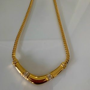 Goldtone necklace.